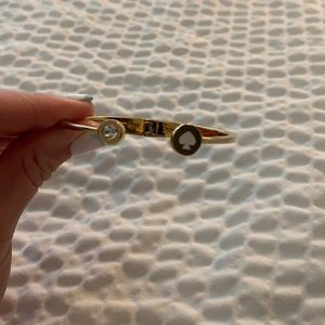 Gold Kate spade cuff/bangle bracelet